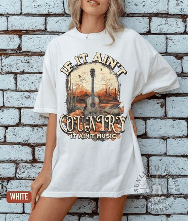 If It Ain't Country Music Fan Tee - Sunlit Funlit | Graphic Tees for Country Concert Addicts